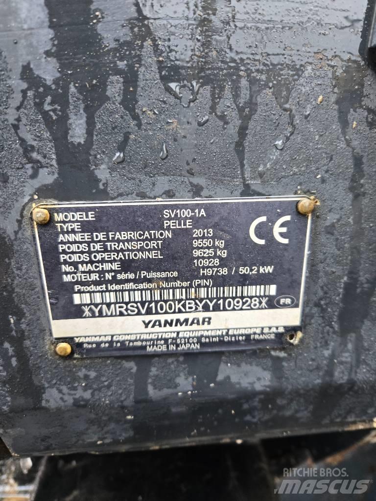 Yanmar SV 100-1A Midi rýpadlá 7 t - 12 t