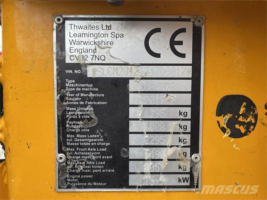 Thwaites 1 ton Stavebné sklápače
