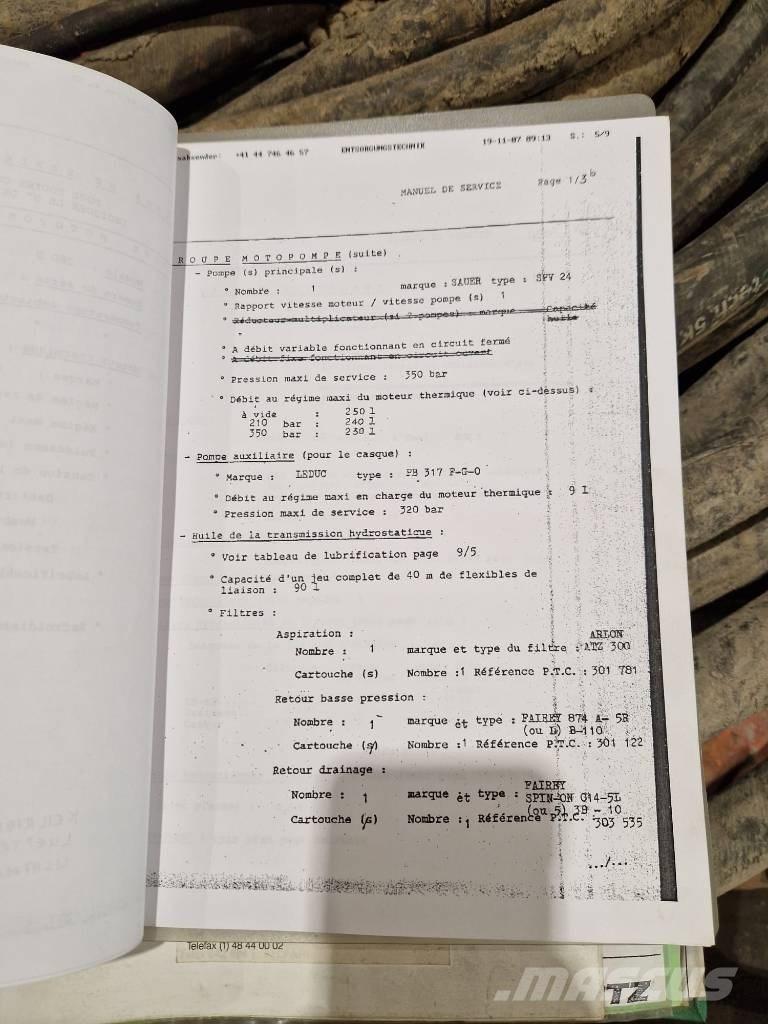  PTC 2313 Hydraulické baranidlá na zatĺkanie pilotov