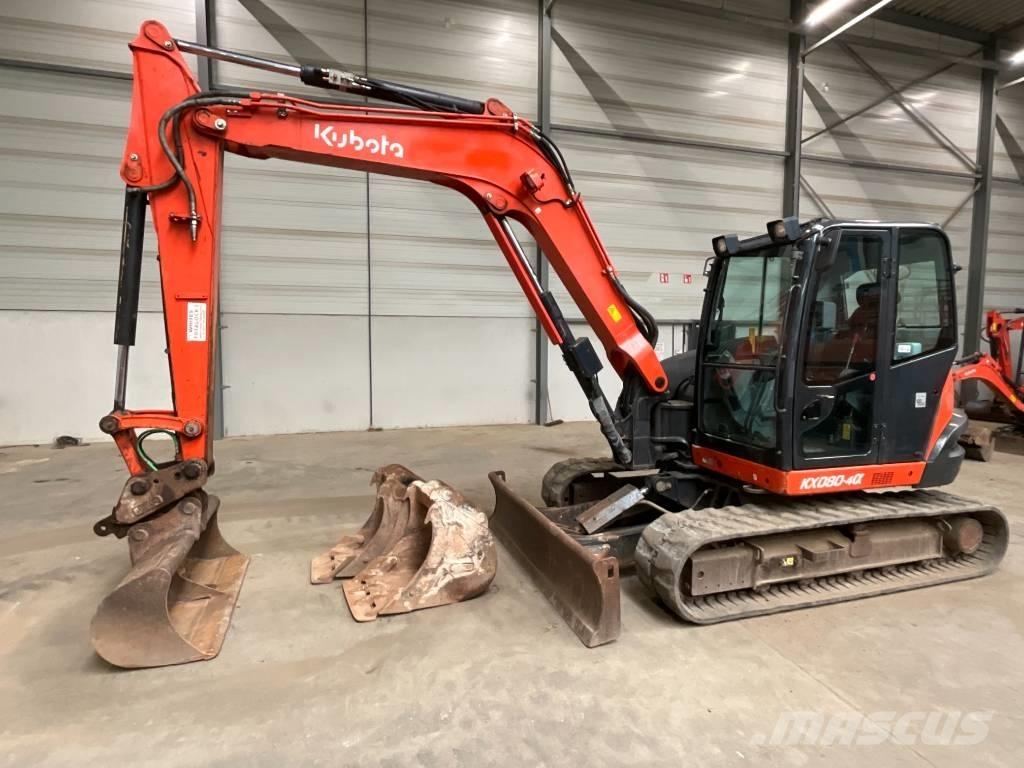 Kubota KX 080-4 A Midi rýpadlá 7 t - 12 t