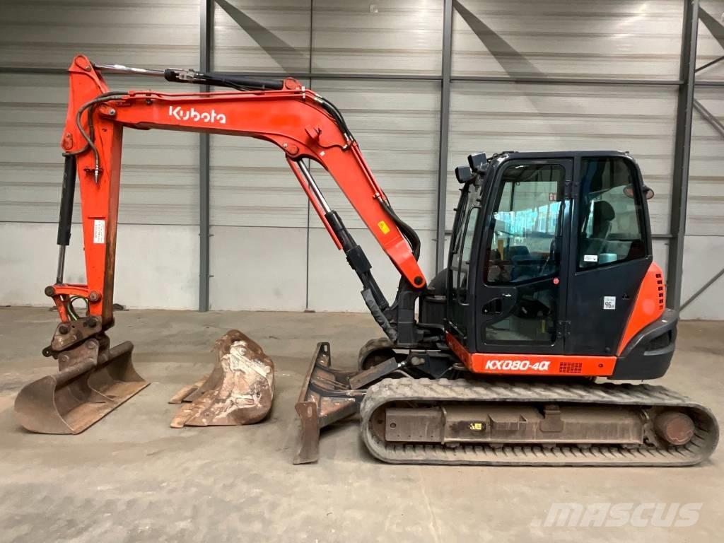 Kubota KX 080-4 A Midi rýpadlá 7 t - 12 t