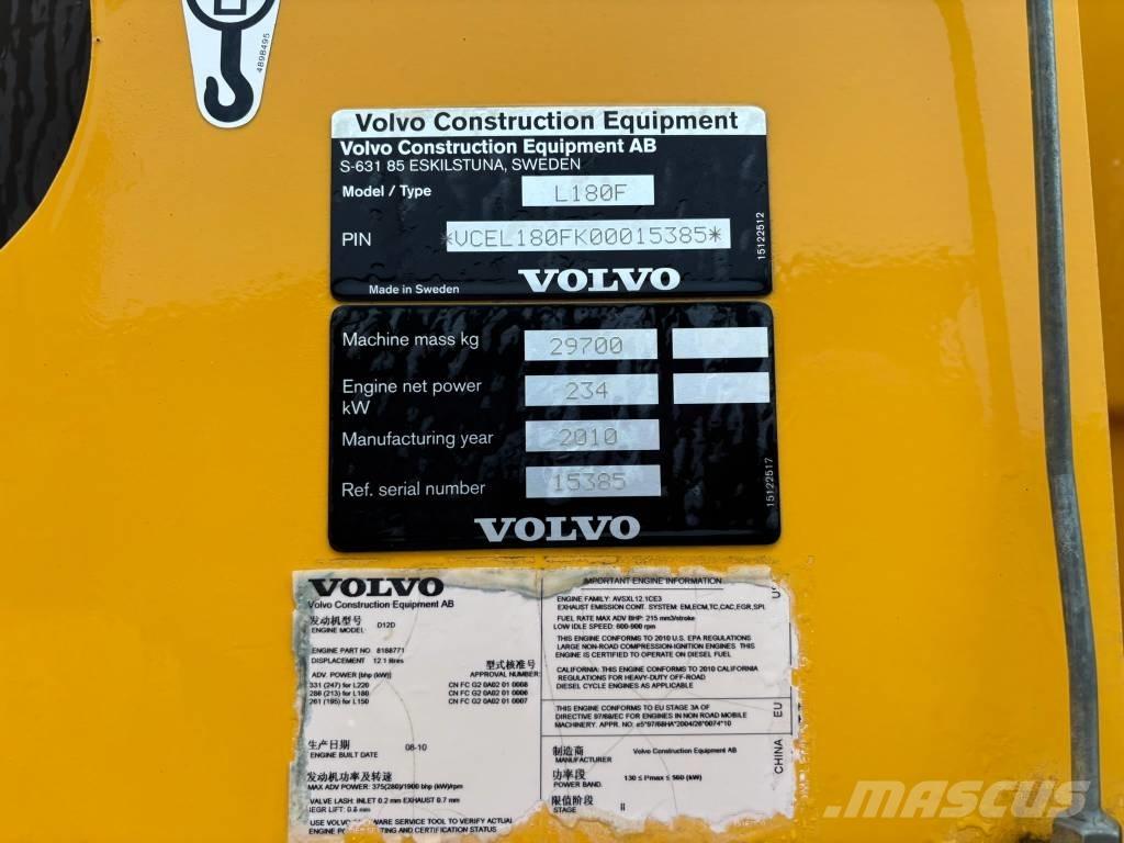 Volvo Radlader L180F Kolesové nakladače