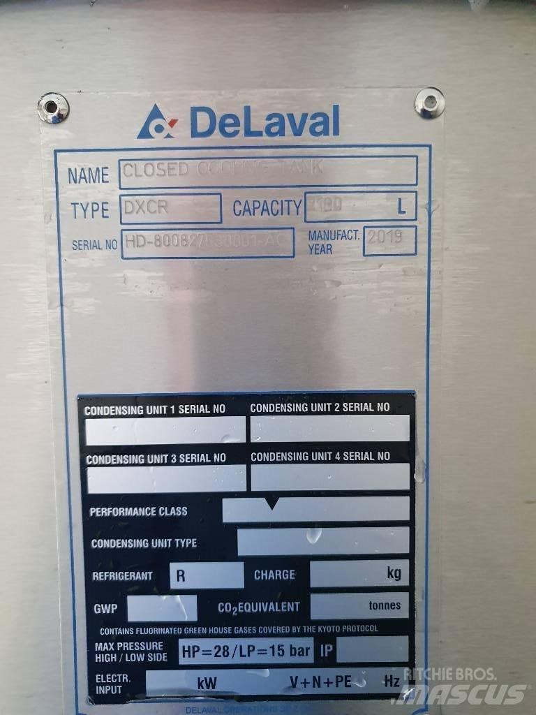 Delaval DXCR1100 Zariadenia na chladenie a skladovanie mlieka