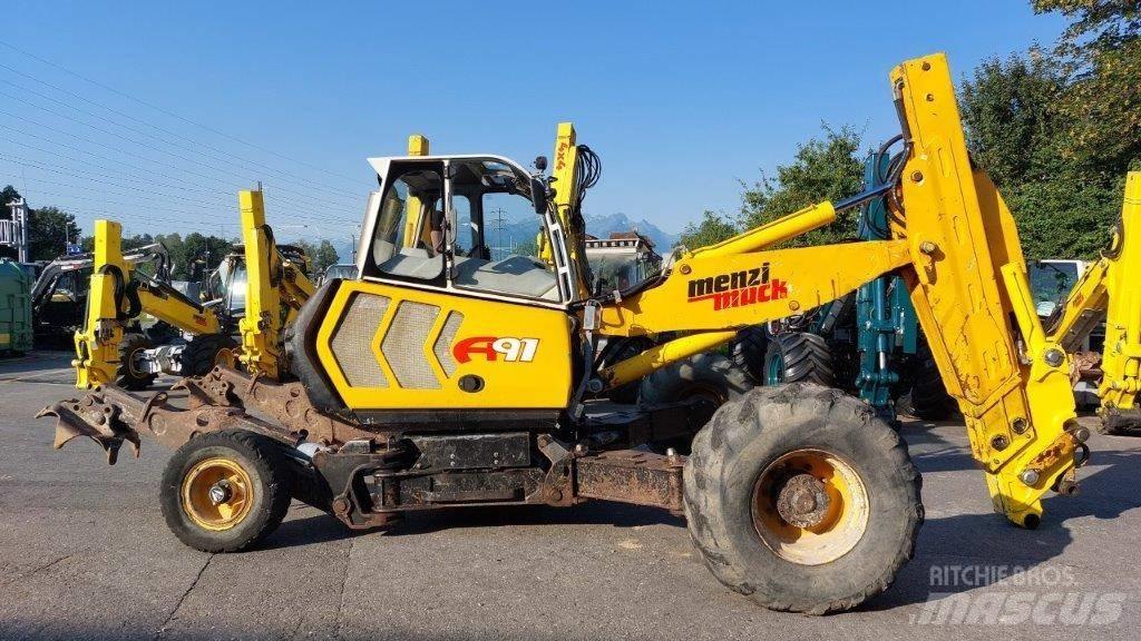 Menzi Muck A91 Mobil Kolesové rýpadlá