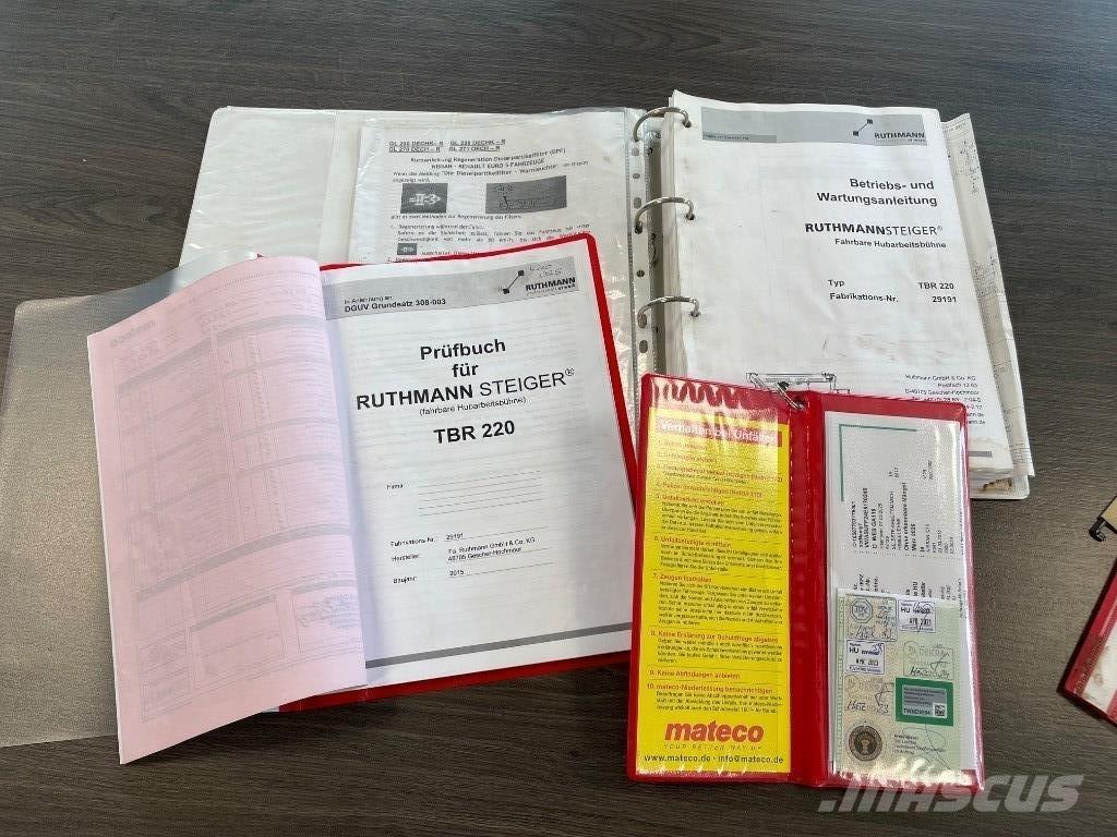 Ruthmann TBR 220 Autoplošiny