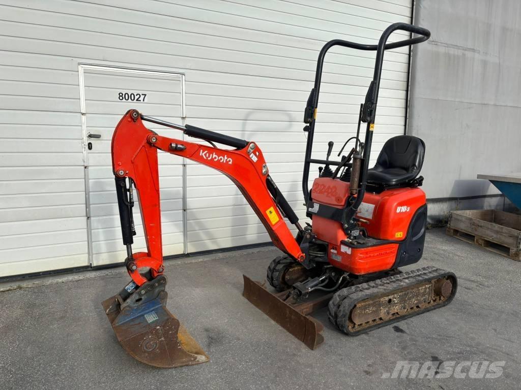 Kubota U 10-3 Mini rýpadlá < 7t