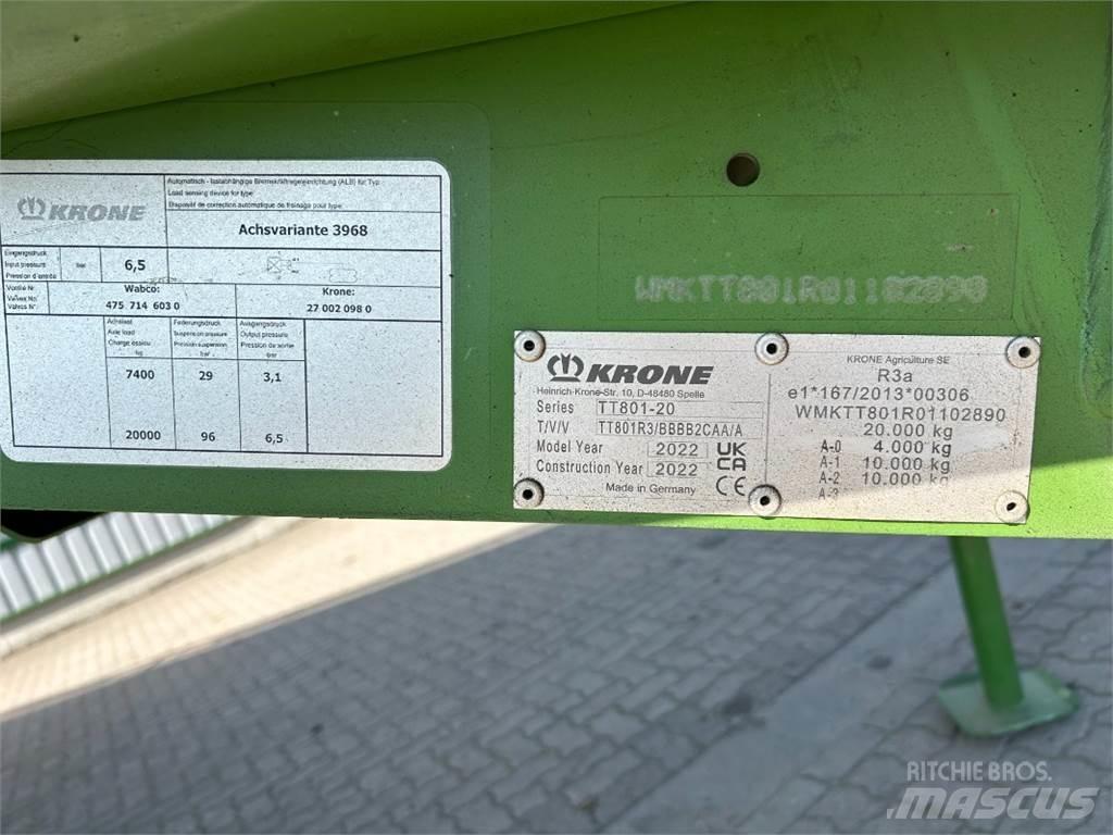 Krone GX 440 Manipulačné a ukladacie zariadenia