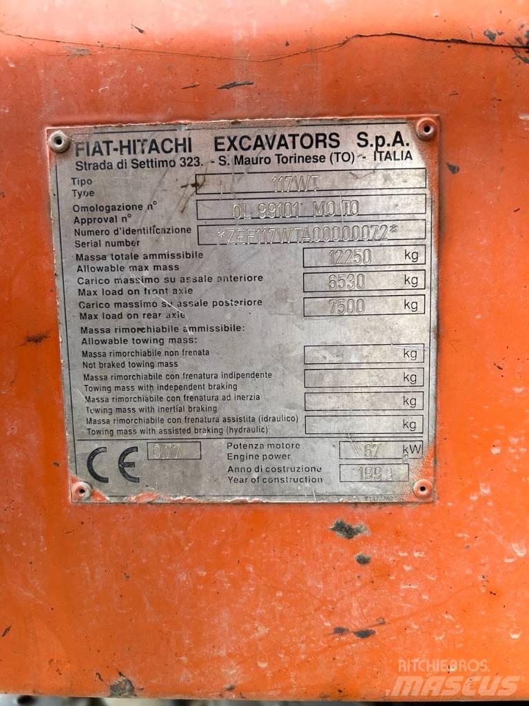 Fiat-Hitachi fh 120 Kolesové rýpadlá
