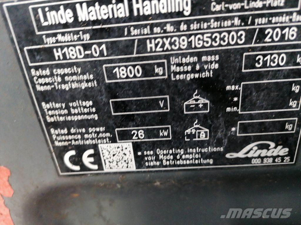 Linde H18D-02 Dieselové vozíky
