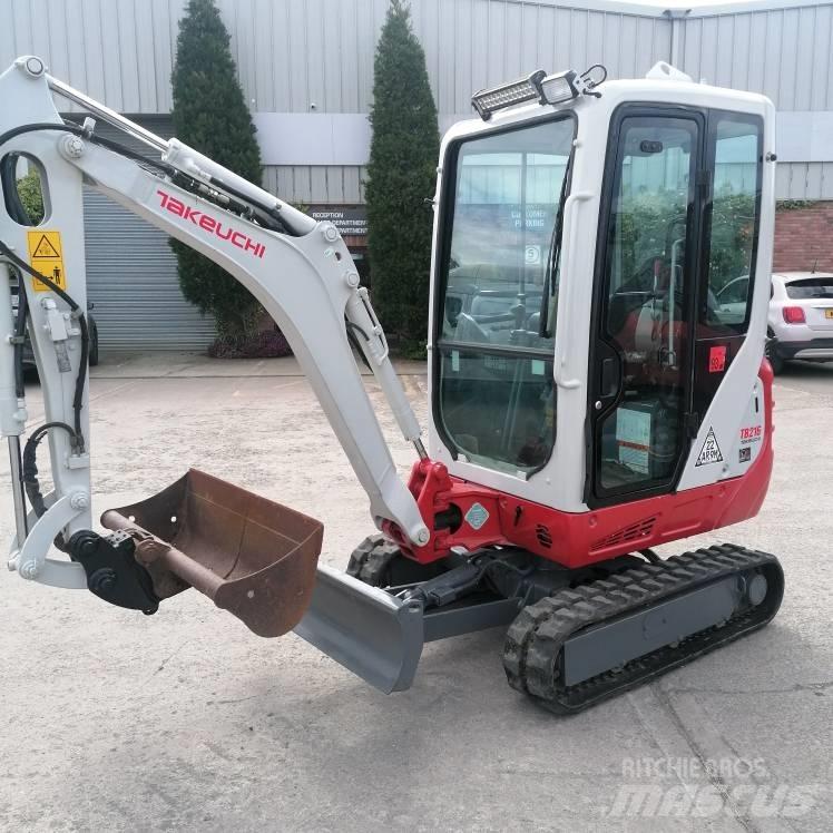 Takeuchi TB216 Mini rýpadlá < 7t