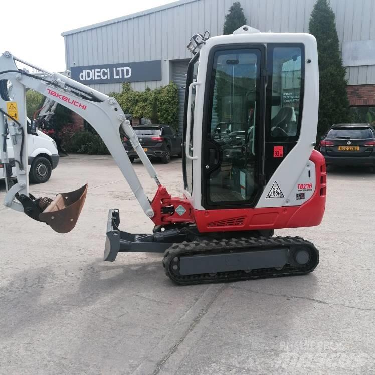 Takeuchi TB216 Mini rýpadlá < 7t
