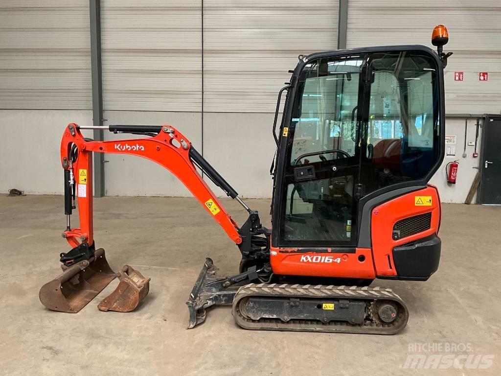 Kubota KX 016-4 Mini rýpadlá < 7t
