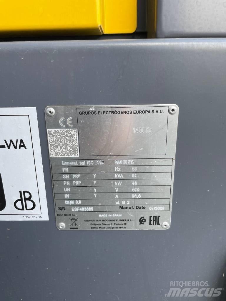 Atlas Copco QAS 60 Stavebníctvo - ostatné
