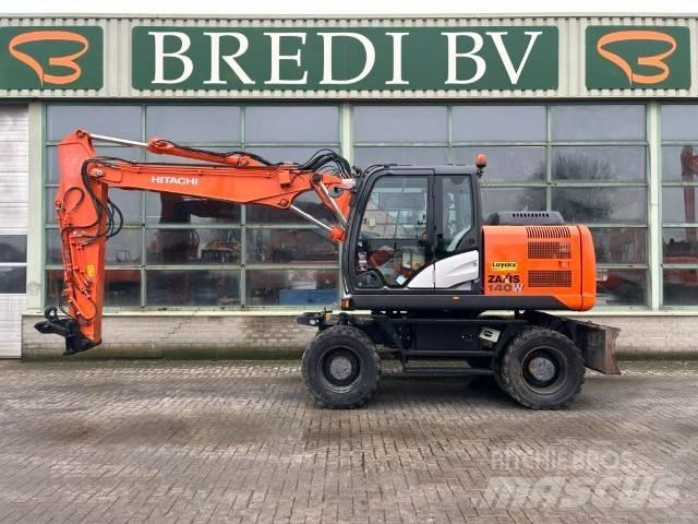 Hitachi ZX140W-5B Kolesové rýpadlá