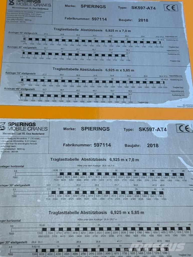 Spierings SK 597 AT4 Stavebné žeriavy