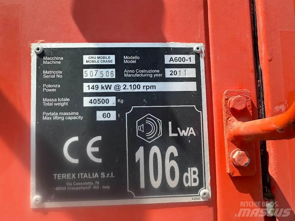 Terex A600 Žeriavy pre ťažký terén