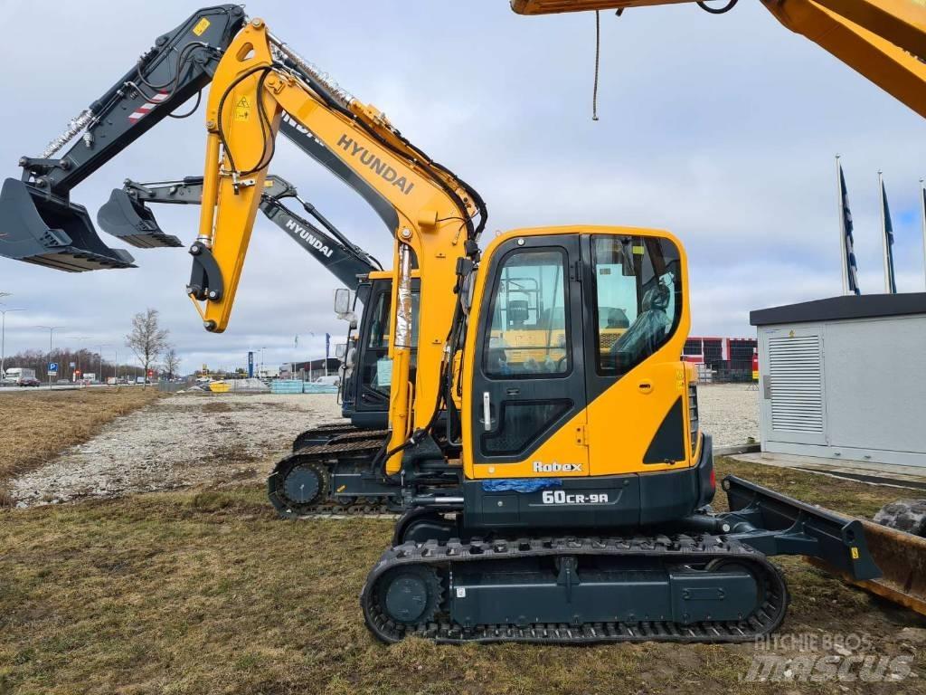 Hyundai R60CR-9A Mini rýpadlá < 7t