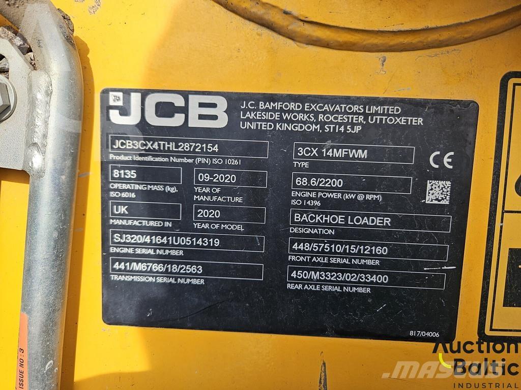 JCB 3 CX 14MFWM Rýpadlo-nakladače