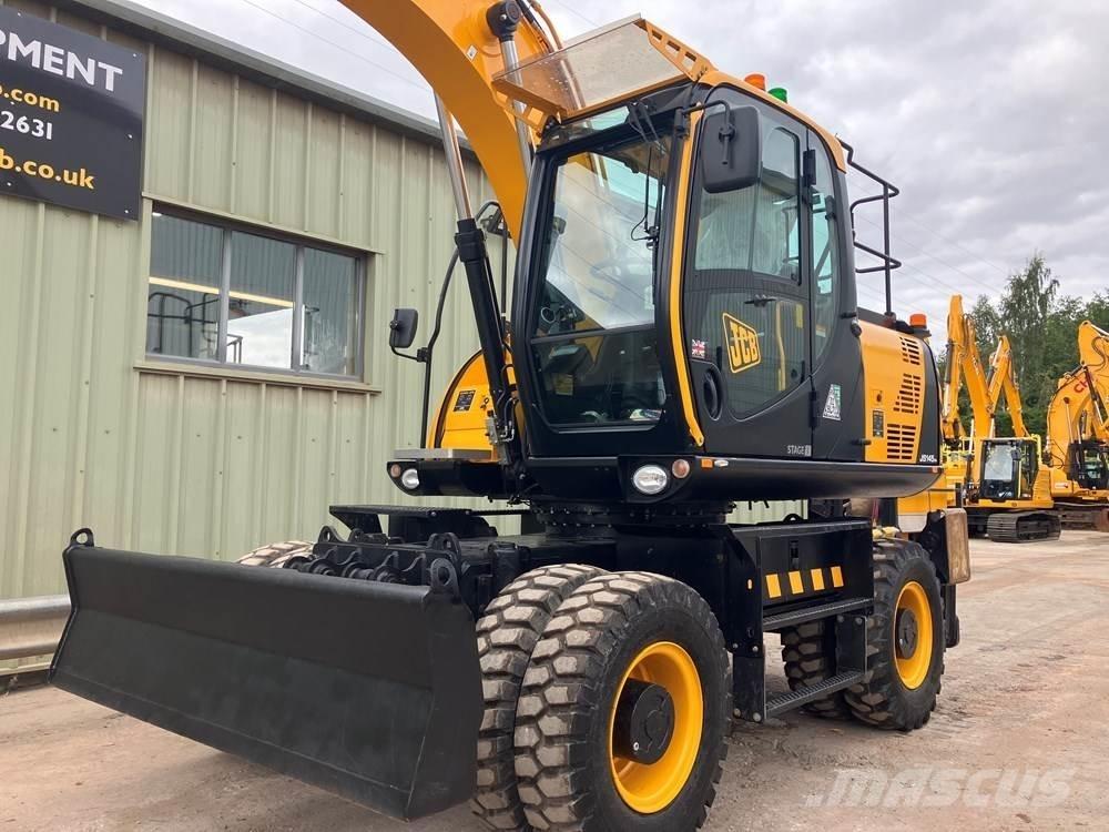 JCB JS145W Kolesové rýpadlá
