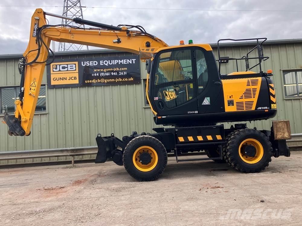 JCB JS145W Kolesové rýpadlá