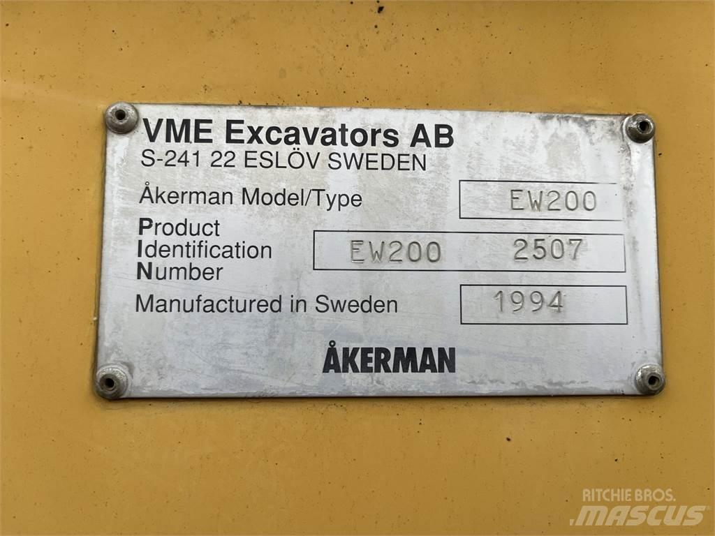 Åkerman EW200 4X4 Kolesové rýpadlá