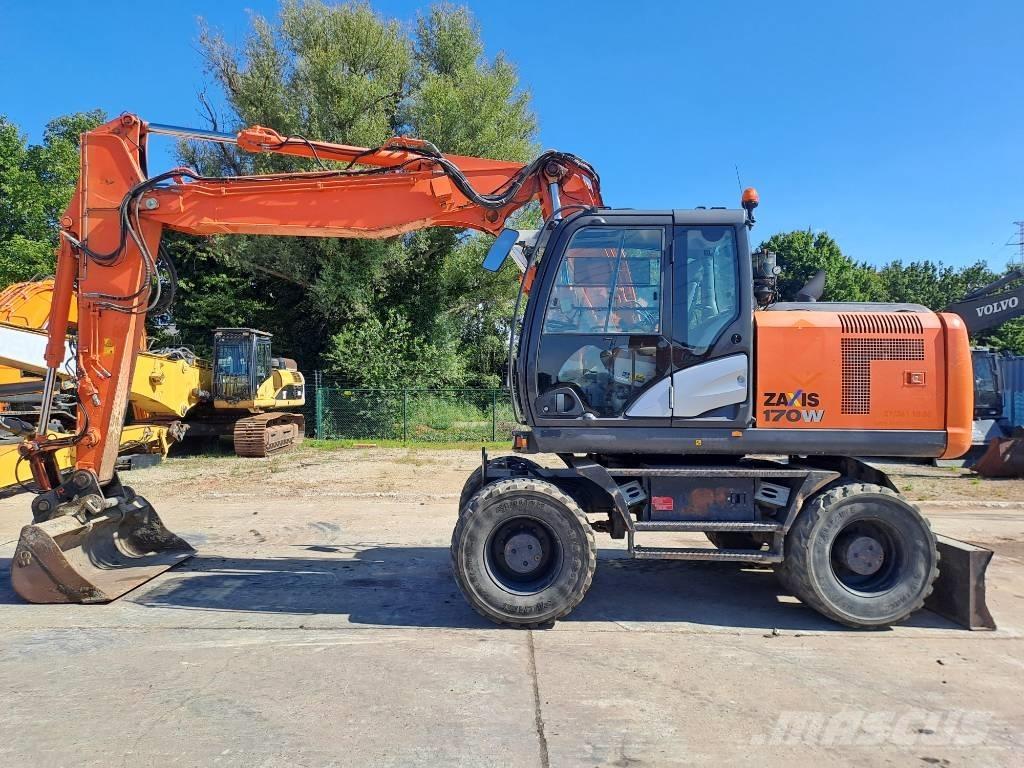 Hitachi ZX 170 W-5 B Kolesové rýpadlá