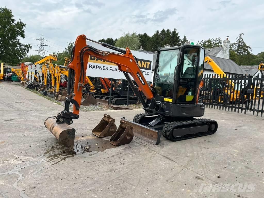 Doosan DX 27 Z Mini rýpadlá < 7t