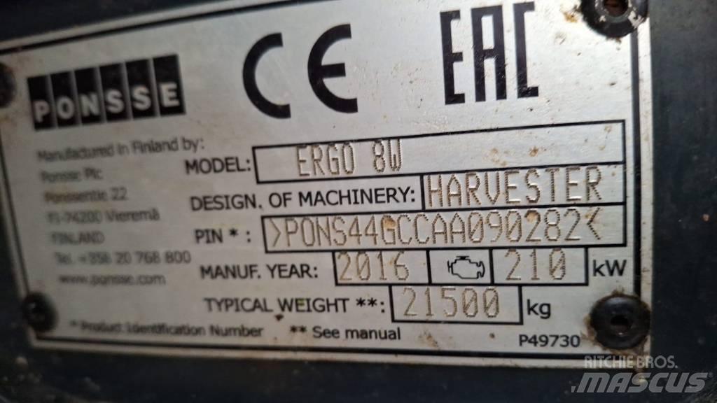 Ponsse ERGO 8W Harvestory