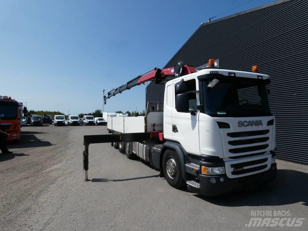 Scania G 450 Autožeriavy, hydraulické ruky