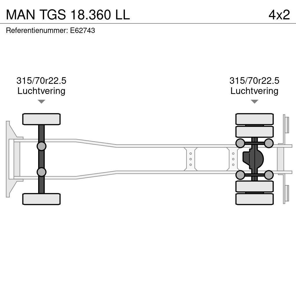 MAN TGS 18.360 LL Skriňová nadstavba