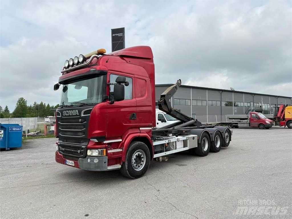 Scania R730 8x4 Hákový nosič kontajnerov