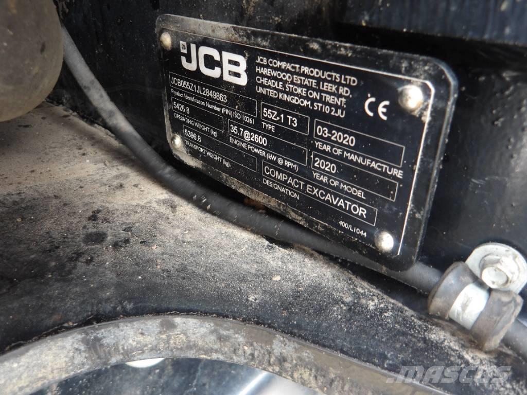 JCB 55Z-1 Mini rýpadlá < 7t