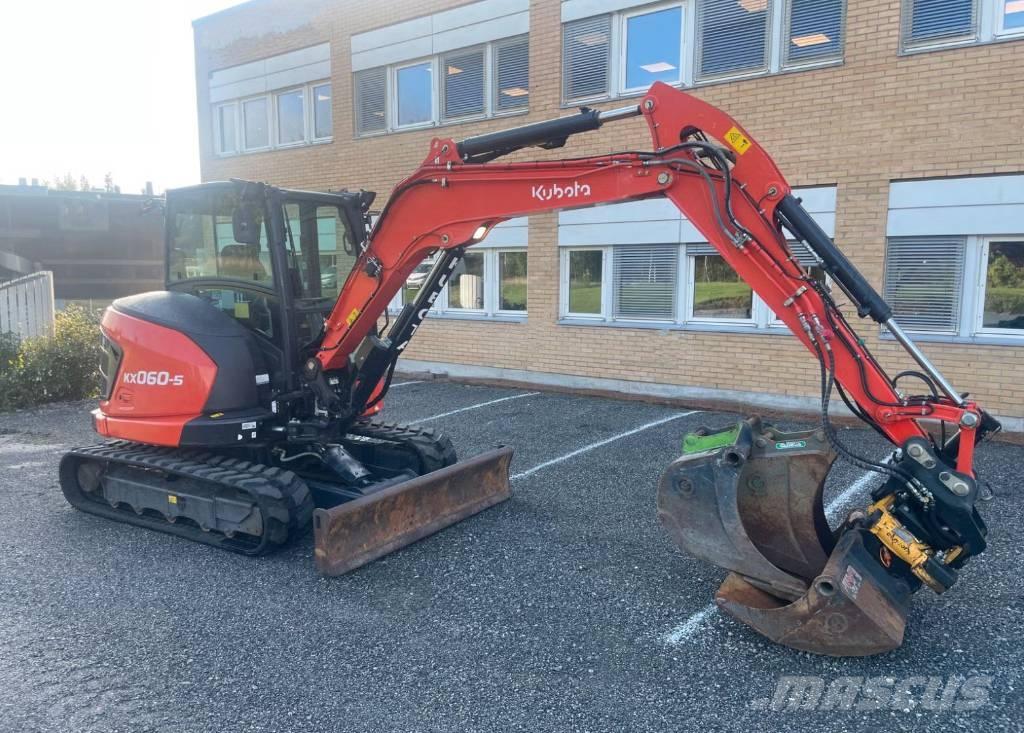 Kubota KX 060-5 Mini rýpadlá < 7t