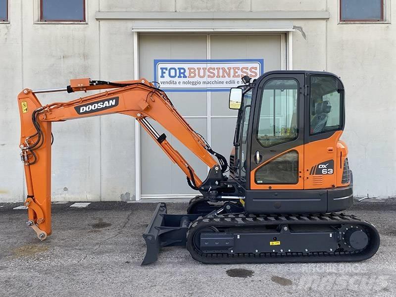 Doosan DX 63-3 Mini rýpadlá < 7t