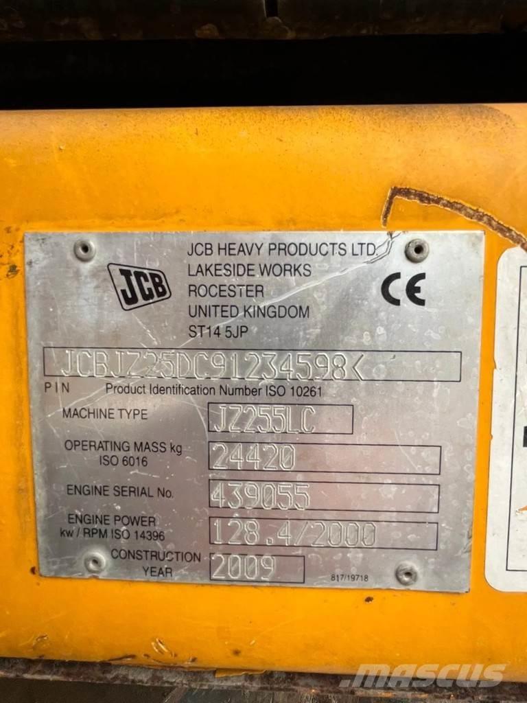 JCB JZ 255LC Pásové rýpadlá