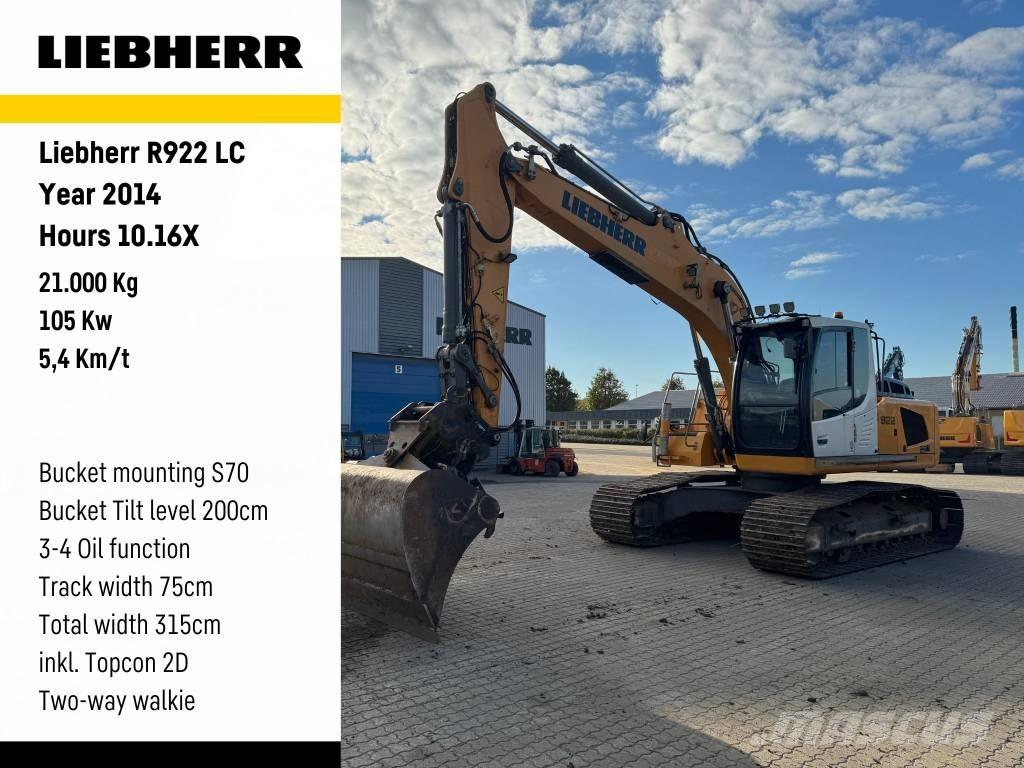 Liebherr R 922 Pásové rýpadlá