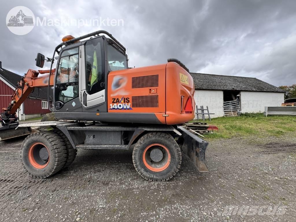 Hitachi ZX 140 W-3 Kolesové rýpadlá