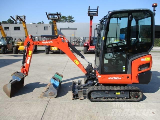 Kubota KX016-4 (100) Mini rýpadlá < 7t