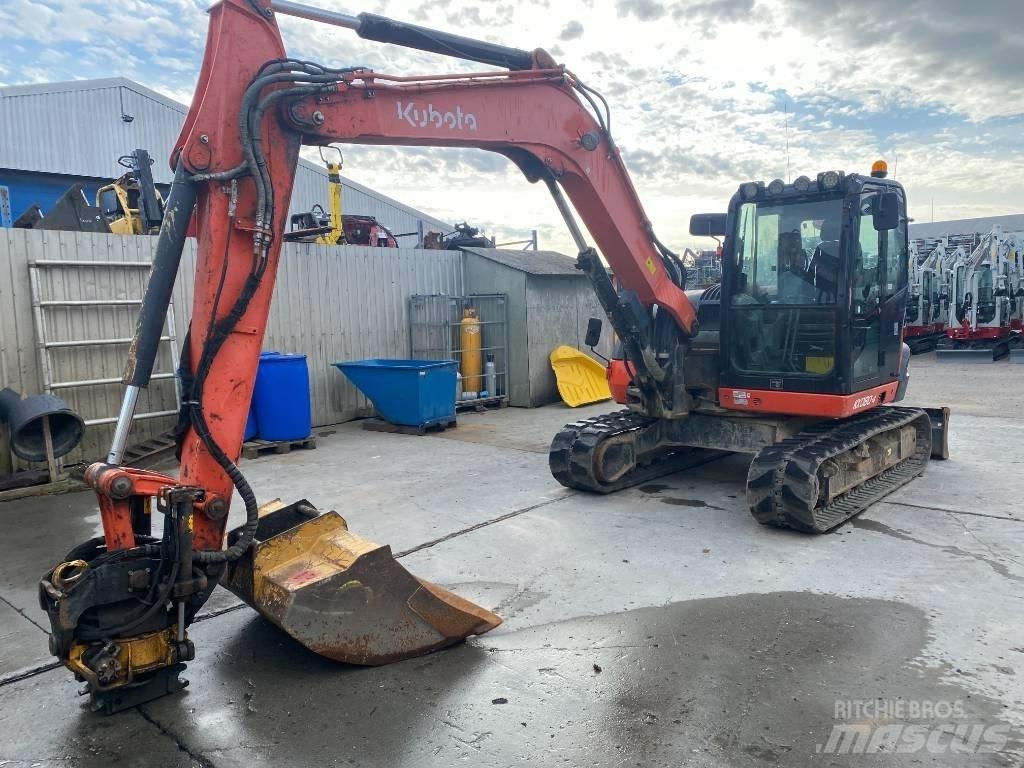 Kubota KX 080-4 Midi rýpadlá 7 t - 12 t