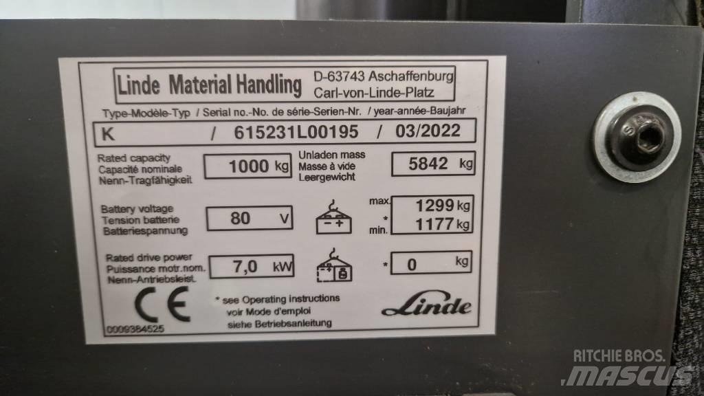 Linde K Akumulátorové vozíky