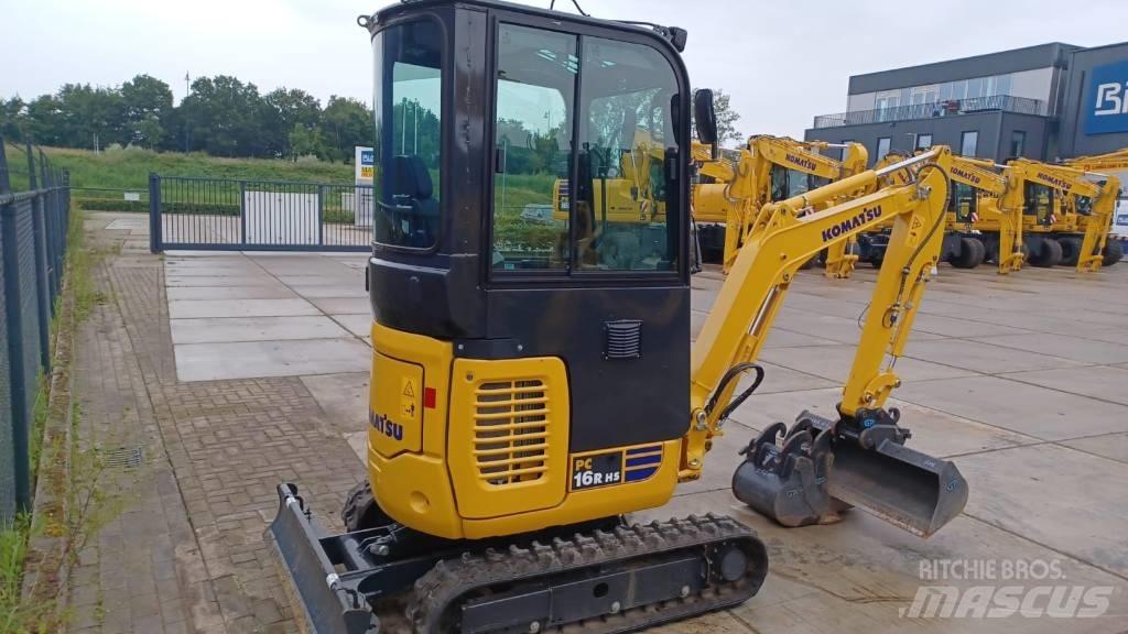 Komatsu PC16R-3HS Mini rýpadlá < 7t