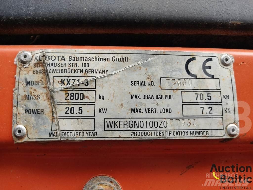 Kubota KX 71-3 Mini rýpadlá < 7t