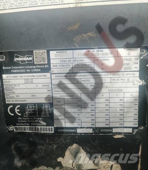 Doosan D 70 S-7 Dieselové vozíky