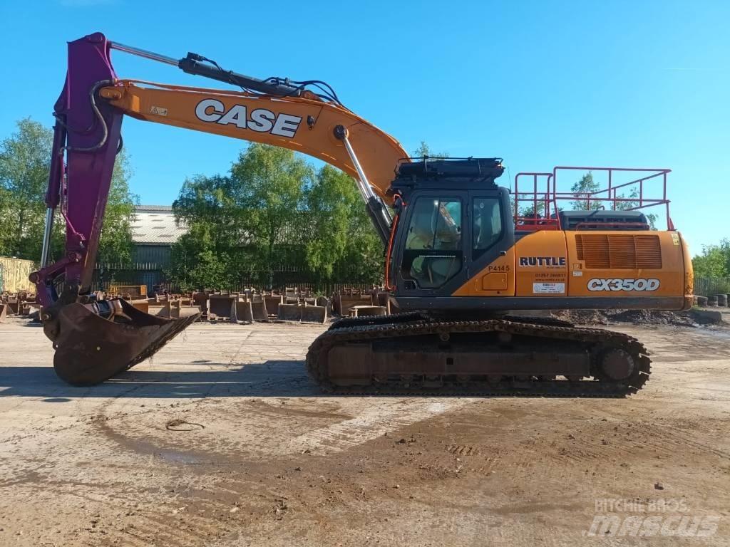 CASE CX350D Pásové rýpadlá