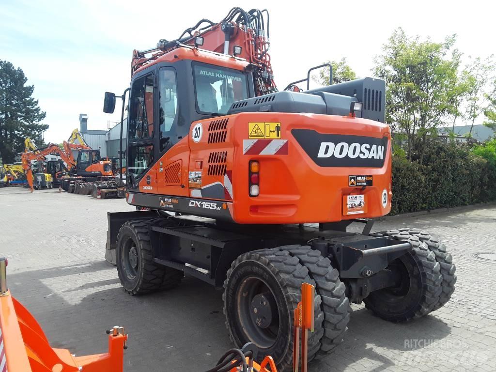 Doosan DX 165 W-5 Kolesové rýpadlá