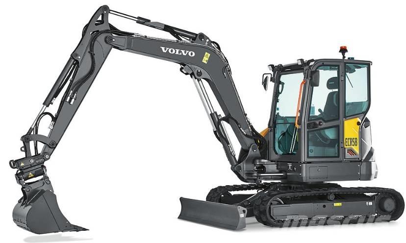 Volvo ECR58F NY/NEW Mini rýpadlá < 7t
