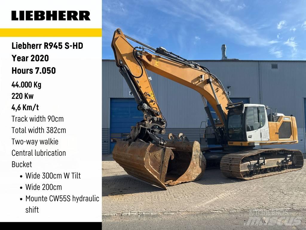 Liebherr R945 Pásové rýpadlá