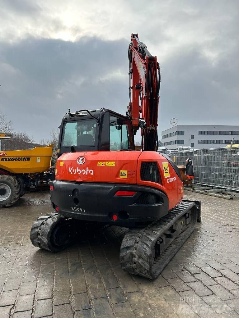 Kubota KX 080-4 Midi rýpadlá 7 t - 12 t