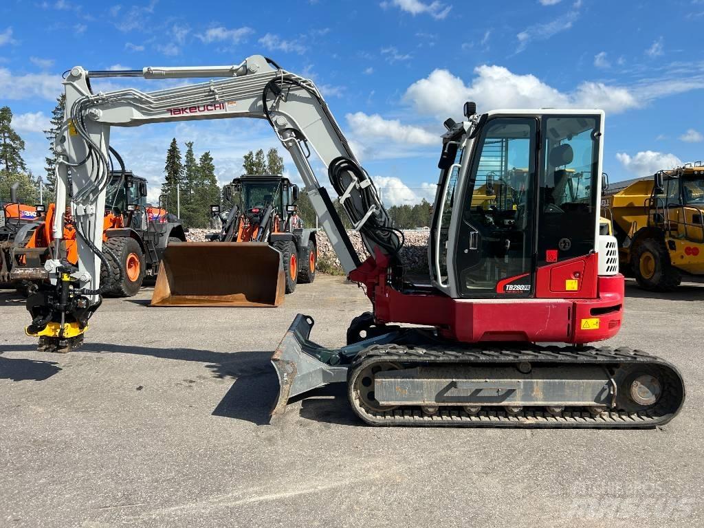 Takeuchi TB280FR Midi rýpadlá 7 t - 12 t