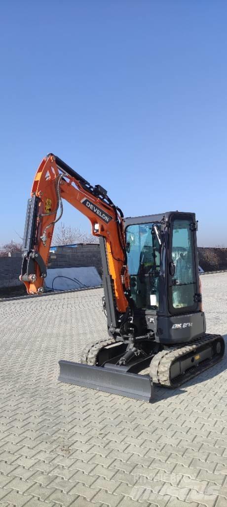 Develon DX 27 Z-7 Mini rýpadlá < 7t